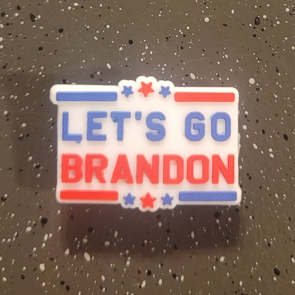 NEW Lets Go Brandon Funny Meme Croc Charm - Picture 3 of 4